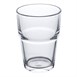 Vaso bajo apilable Olympia vidrio endurecido 200ml