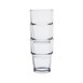 Vaso bajo apilable Olympia vidrio endurecido 200ml
