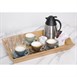 Tazas de café con leche Olympia Kiln Océano 230ml