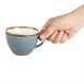 Tazas de café con leche Olympia Kiln Océano 230ml