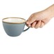 Tazas de café capuchino Olympia Kiln Océano 340ml