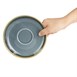 Platito para tazas de café capuchino Olympia Kiln océano 160mm