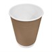 Vasos corrugados de café para llevar kraft Fiesta 227ml x500