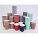 Vasos corrugados de café para llevar kraft Fiesta 340ml x500