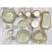 Platos redondos Olympia Kiln musgo 280mm