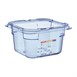 Contenedor hermético GN1/6 Araven azul 100mm