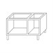 Armario abierto Gastro M 60/90B