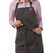 Delantal con peto Chef Works Dorset estaño envejecido