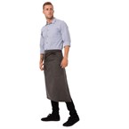 Delantal largo Chef Works Dorset estaño envejecido