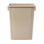 Cubo de basura Jantex beige 56Ltr