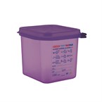 Contenedor para alérgenos GN1/6 Araven silicona 2,6L