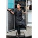 Delantal peto Chef Works Memphis negro