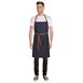 Delantal peto Chef Works Memphis azul índigo