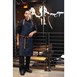 Delantal peto Chef Works Memphis azul índigo