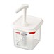Dispensador de salsa Araven GN 1/6 traslúcido 2,6Ltr