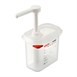 Dispensador de salsa Araven GN 1/9 traslúcido 1,5Ltr