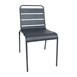 Silla de acero lamas Bolero color gris (Juego 4)