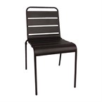 Silla de acero lamas Bolero color negra (Juego 4)