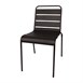 Silla de acero lamas Bolero color negra (Juego 4)