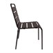 Silla de acero lamas Bolero color negra (Juego 4)