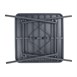 Mesa de acero lamas Bolero 700 x 700mm color gris