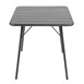 Mesa de acero lamas Bolero 700 x 700mm color gris