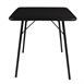 Mesa de acero lamas Bolero 700 x 700mm color negro