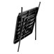 Mesa de acero lamas Bolero 700 x 700mm color negro