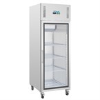 Armario frigorífico Polar Serie G 600Ltr puerta de vidrio