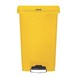 Papelera a pedal Rubbermaid Slim Jim amarilla 50Ltr