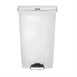 Papelera a pedal Rubbermaid Slim Jim blanca 68Ltr