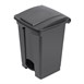 Cubo de basura a pedal Jantex negro 45Ltr