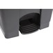 Cubo de basura a pedal Jantex negro 45Ltr