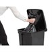 Cubo de basura a pedal Jantex negro 45Ltr