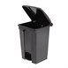 Cubo de basura a pedal Jantex negro 45Ltr