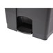 Cubo de basura a pedal Jantex negro 65Ltr