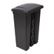 Cubo de basura a pedal Jantex negro 87Ltr