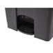 Cubo de basura a pedal Jantex negro 87Ltr