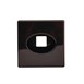 Dispensador pañuelos de papel cubo negro Bolero