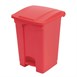 Cubo de basura a pedal Jantex rojo 45Ltr