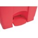 Cubo de basura a pedal Jantex rojo 45Ltr