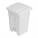 Cubo de basura a pedal Jantex blanco 45Ltr