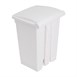 Cubo de basura a pedal Jantex blanco 45Ltr