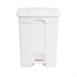 Cubo de basura a pedal Jantex blanco 65Ltr