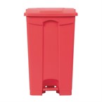 Cubo de basura a pedal Jantex rojo 87Ltr
