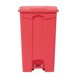 Cubo de basura a pedal Jantex rojo 87Ltr