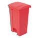 Cubo de basura a pedal Jantex rojo 87Ltr