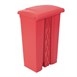 Cubo de basura a pedal Jantex rojo 87Ltr