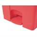 Cubo de basura a pedal Jantex rojo 87Ltr