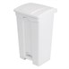 Cubo de basura a pedal Jantex blanco 87Ltr